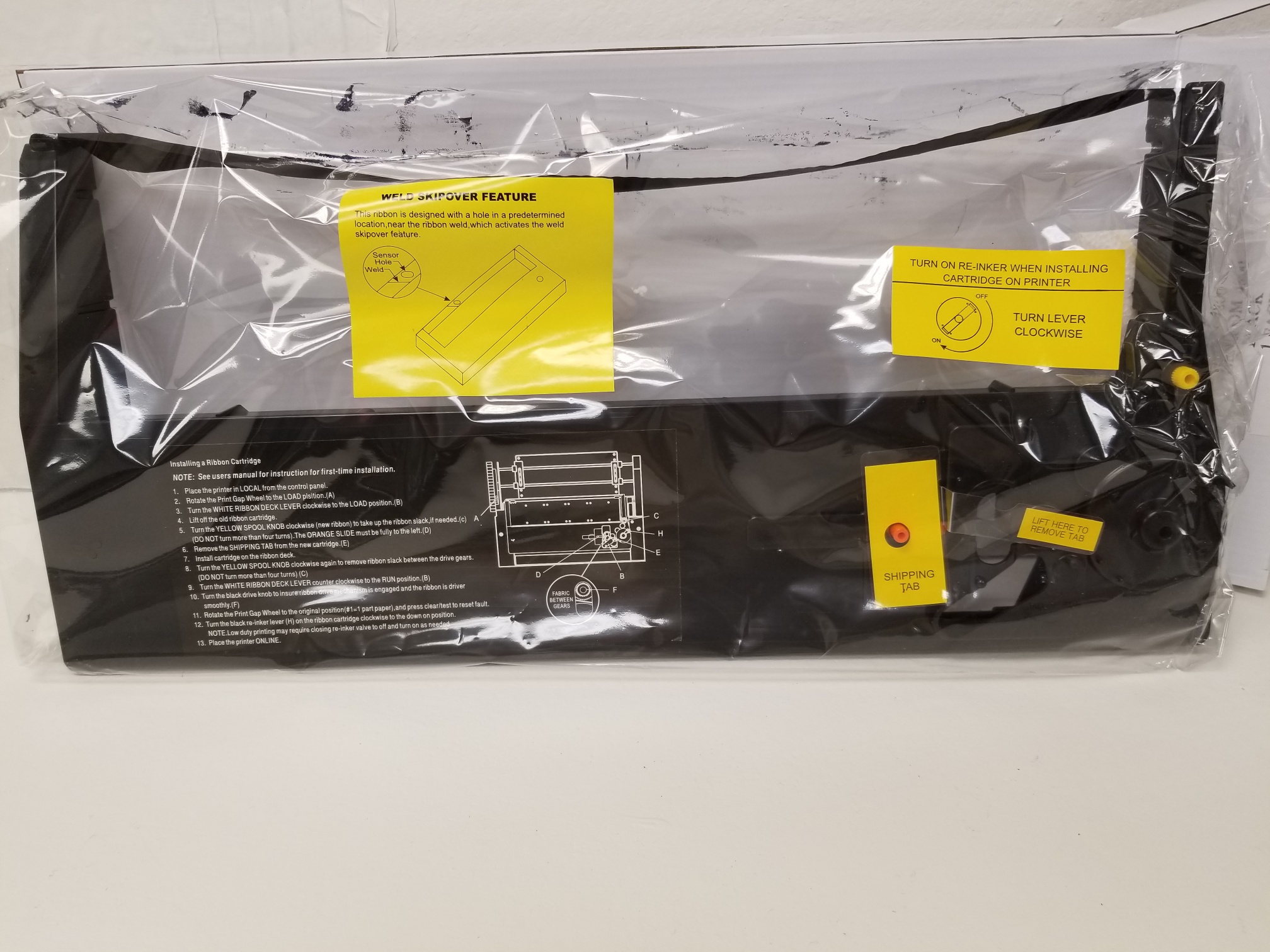 4A0040B05 -  - Tallygenicom Black Cartridge 4A0040B05 OEM Equivalent 75M Characters 1 Each